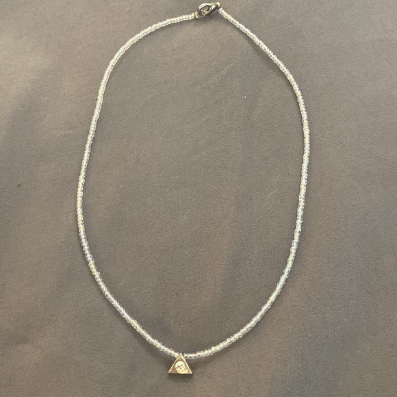 Geometric Triangle Pendant Necklace - Picture 13 of 15